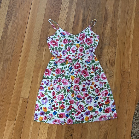 Madewell Dresses & Skirts - Madewell Floral Sundress - White, Purple, Green, Blue